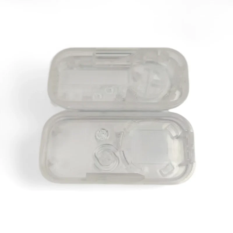 Clear Plastic Buzzer Enclosure for Cainiao Station, Precision Injection Molded Express Alert Device Housing