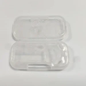 Clear Plastic Buzzer Enclosure for Cainiao Station, Precision Injection Molded Express Alert Device Housing
