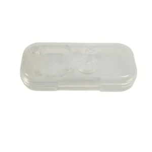 Clear Plastic Buzzer Enclosure for Cainiao Station, Precision Injection Molded Express Alert Device Housing